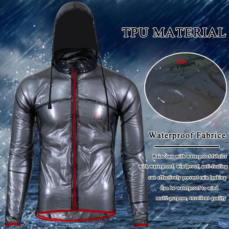 Rainproof Waterproof Cycling Raincoat - X-Tiger