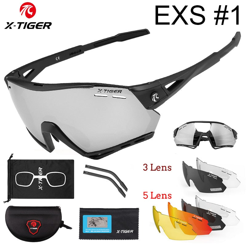 EXS Polarized Cycling Glasses - X-Tiger
