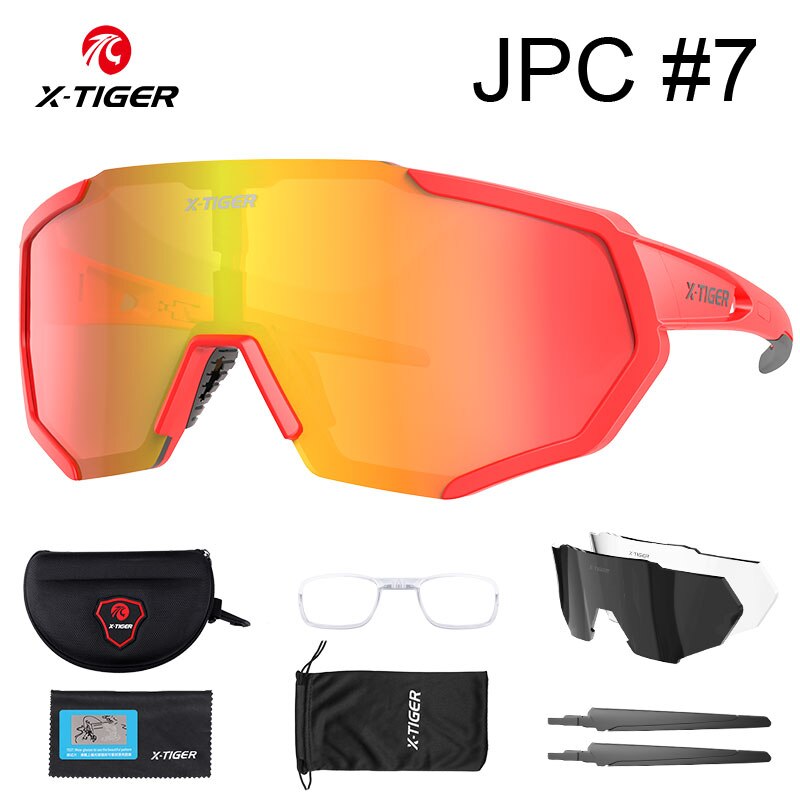 JPC Polarized Cycling Glasses - X-Tiger