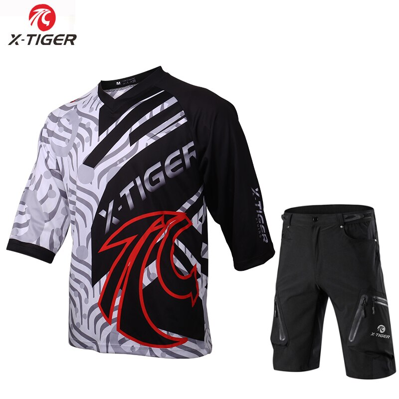 Short Sleeve Downhill Jerseys - X-Tiger