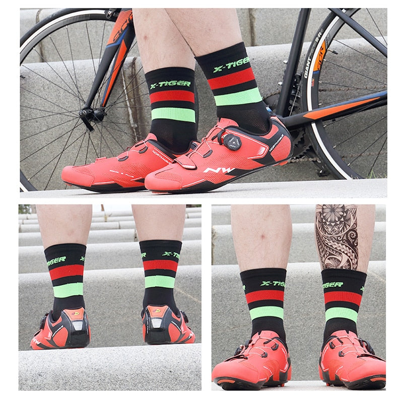 Professional Cycling Socks - X-Tiger