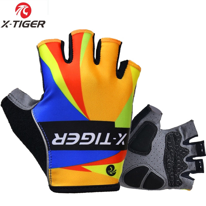 Half Finger Mountain Bicycle Gloves - X-Tiger