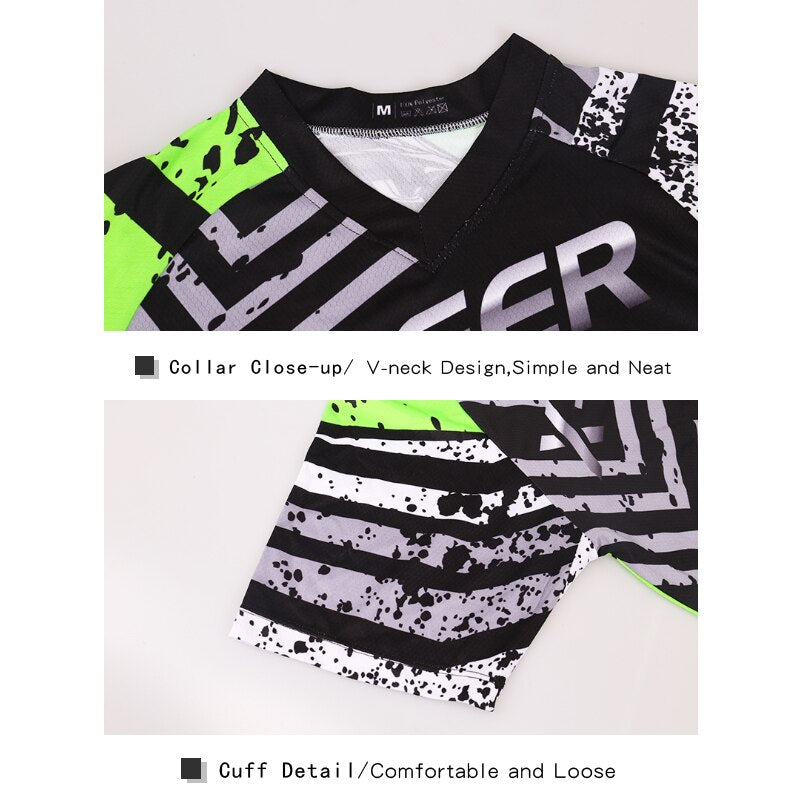 Short Sleeve Downhill Jerseys - X-Tiger