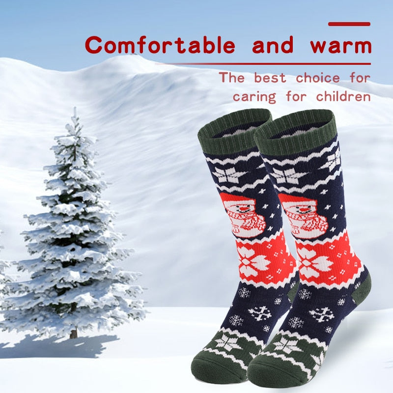 Ski Socks Kids Keep Warm Thermal Socks - X-Tiger