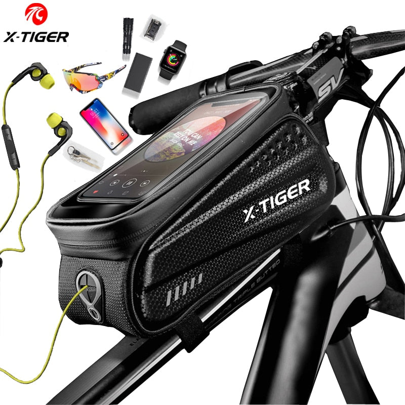 Touchscreen Bag Accessories Waterproof Bicycle Bag - X-Tiger