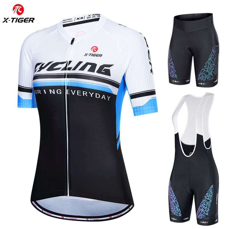 Women CYCLING Short Sleeve Suit - X-Tiger