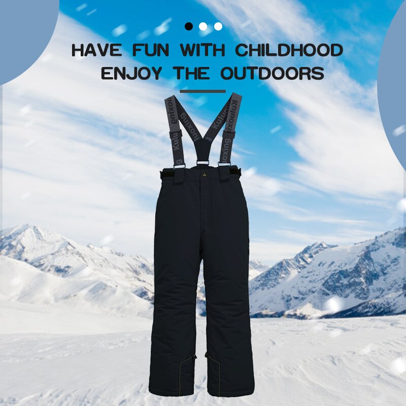Winter Outdoor Sport Kids Bib Pants - X-Tiger