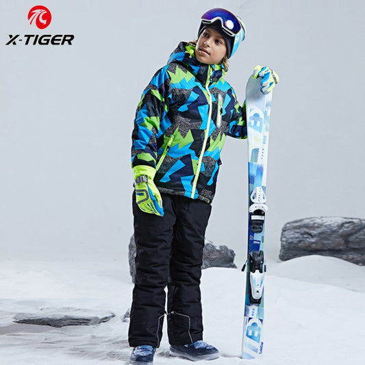 Winter Outdoor Sport Kids Ski Suit - X-Tiger