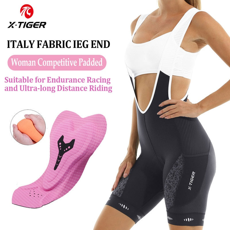 Women Cycling Shorts Pants Reflective Version - X-Tiger