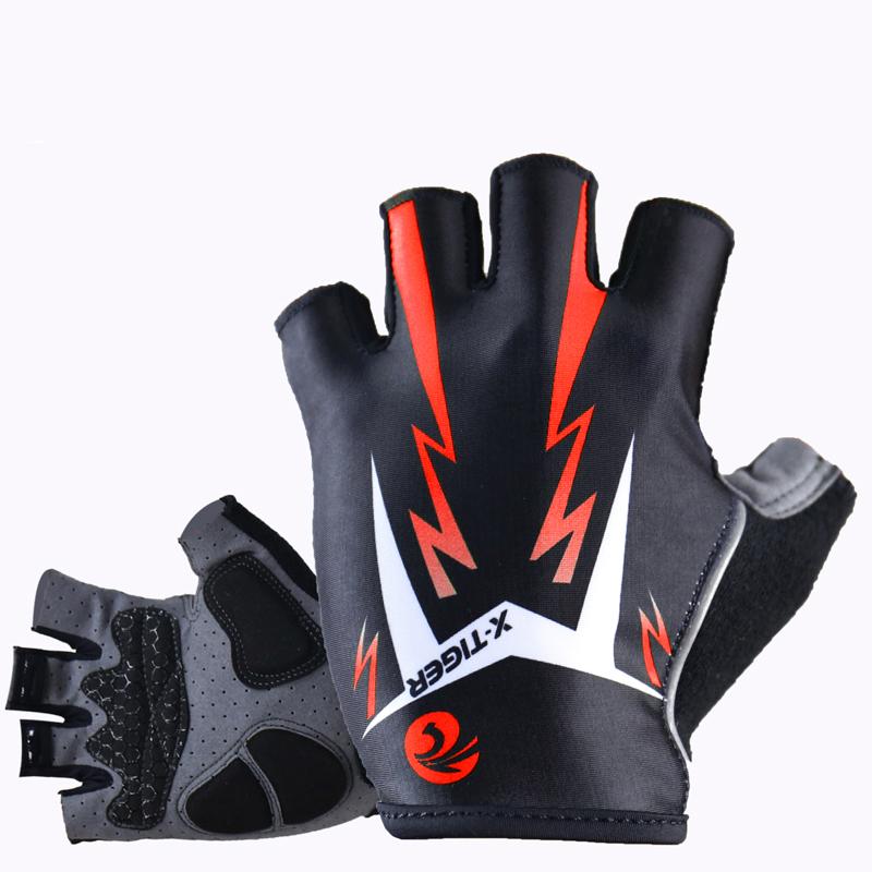 Bicycle Half Finger Non-slip Sports Gloves - X-Tiger