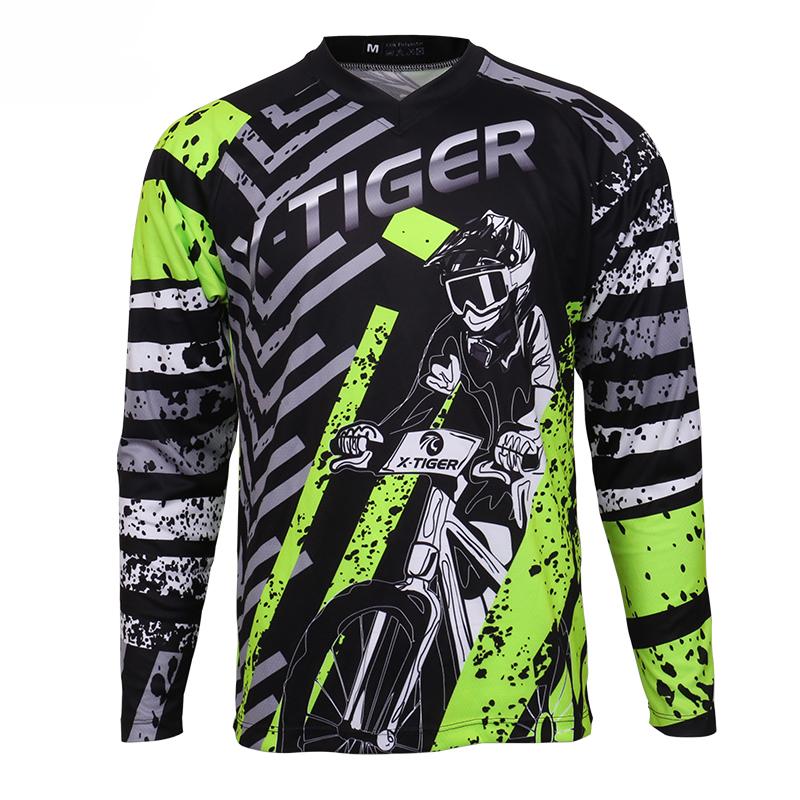 Short Sleeve Downhill Jerseys - X-Tiger