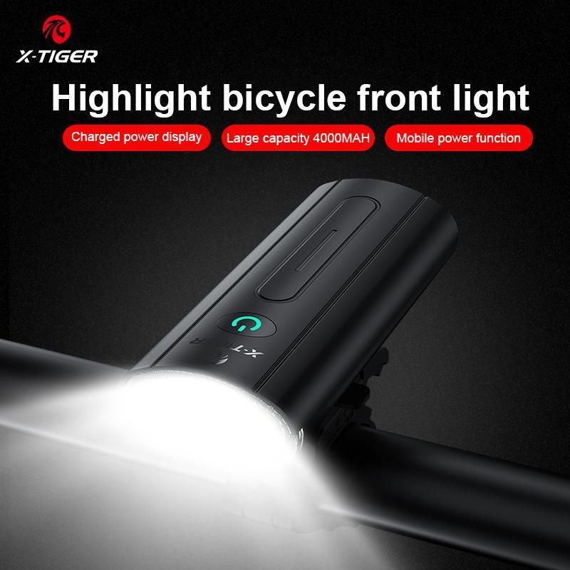 USB Rechargeable LED Bike Headlight - X-Tiger