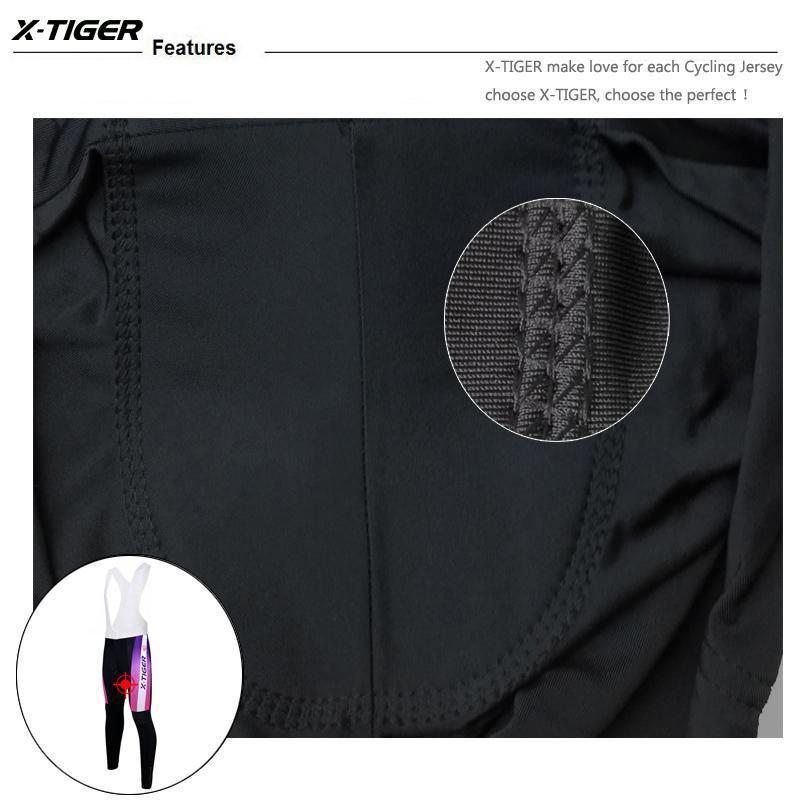 Women Road Bike Bib Trousers - X-Tiger